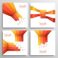 Set of Modern Infographics Elements N18