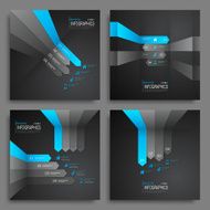 Set of Modern Infographics Elements N19