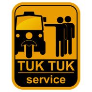 Vector black tuk service icons set N2