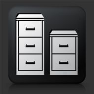 Black Square Button with Filing Cabinet N2