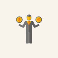 Business flat icon N45