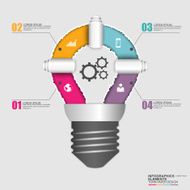 Infographics vector design template N275