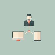 Technology Flat Icon