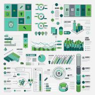 Flat UI Infographic Elements - Complete Set N2