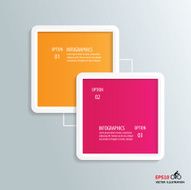 Infographics number options template N14