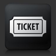 Black Square Button with Admission Ticket N2