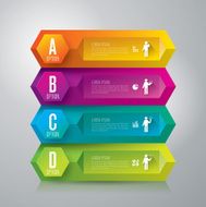 Infographics vector design template N277