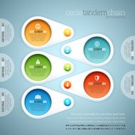 Circle Tandem Chain Infographic