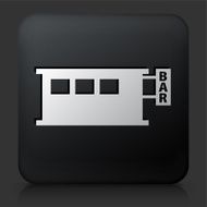 Black Square Button with Bar