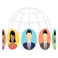 Different ethnicities around the world - VECTOR