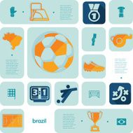 football soccer infographic N357