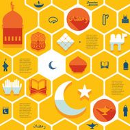 flat infographic Ramadan Kareem N72