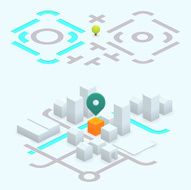 do it yourself map kit - 26 6&deg; isometric