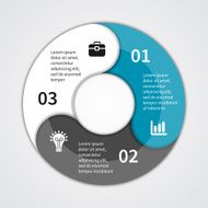 Modern vector info graphic for business project N192