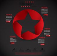 Minimal infographic template N33