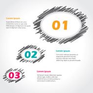 Speech bubble theme infographics design