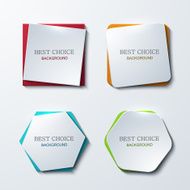 Vector moder banners element design N28