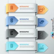 Modern infographics options banner N513
