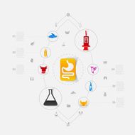 Set of veterinary icons N82