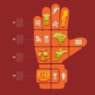football soccer infographic N370
