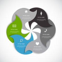 Infographic Templates for Business Vector Illustration N1030