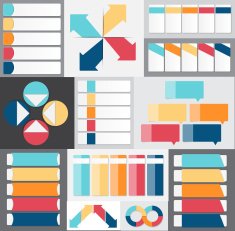 Big Set of Infographic Banner Templates for Your Business Vector N16