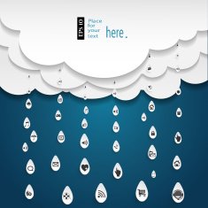 Paper Cloud computing with icon N2