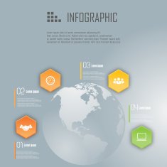 Business infographic design N225