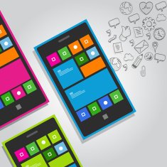 smart phone function icon concept vector N2
