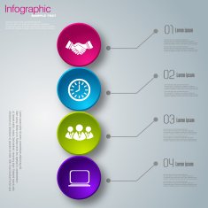 Business infographic design N233
