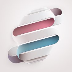 Abstract White Banner