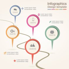 Infographic design template Vector illustration N30