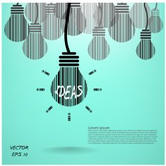 creative light bulb background and business concept N2