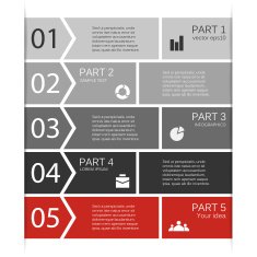Modern vector template for your business project N180
