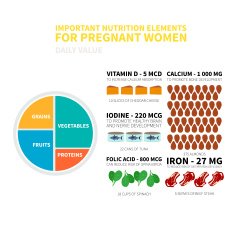 Pregnancy nutrition infographic N4
