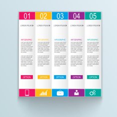Abstract paper infographic N49