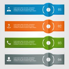 Infographics with arrows N4
