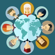 social media network connection chatting concept