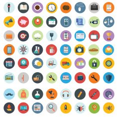 big set of various items web and technology N2