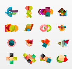 Collection of modern business infographic templates N76