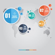 Vector of marketing concept infographic element N13