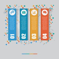 Vector of marketing concept infographic element N14