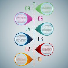 Colorful timeline N2