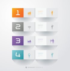 Infographics vector design template N236