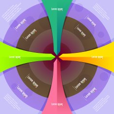 Info graphic Background with Arrows N7
