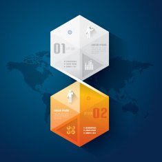 Infographics vector design template N237