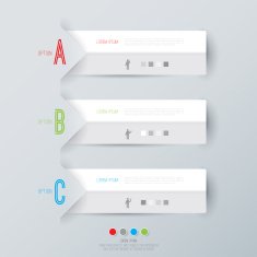 Infographics vector design template N238