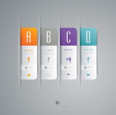 Infographics vector design template N239