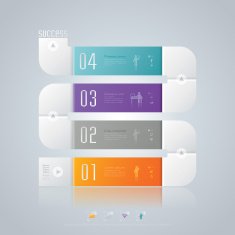 Infographics vector design template N240