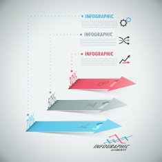 Modern infographics options banner N466